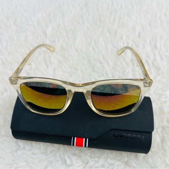 Carrera 6000 CRA VQ Clear Yellow Unisex Sunglasses w/ case main image 6